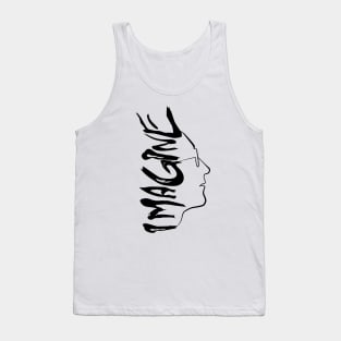 Imagine Black Tank Top